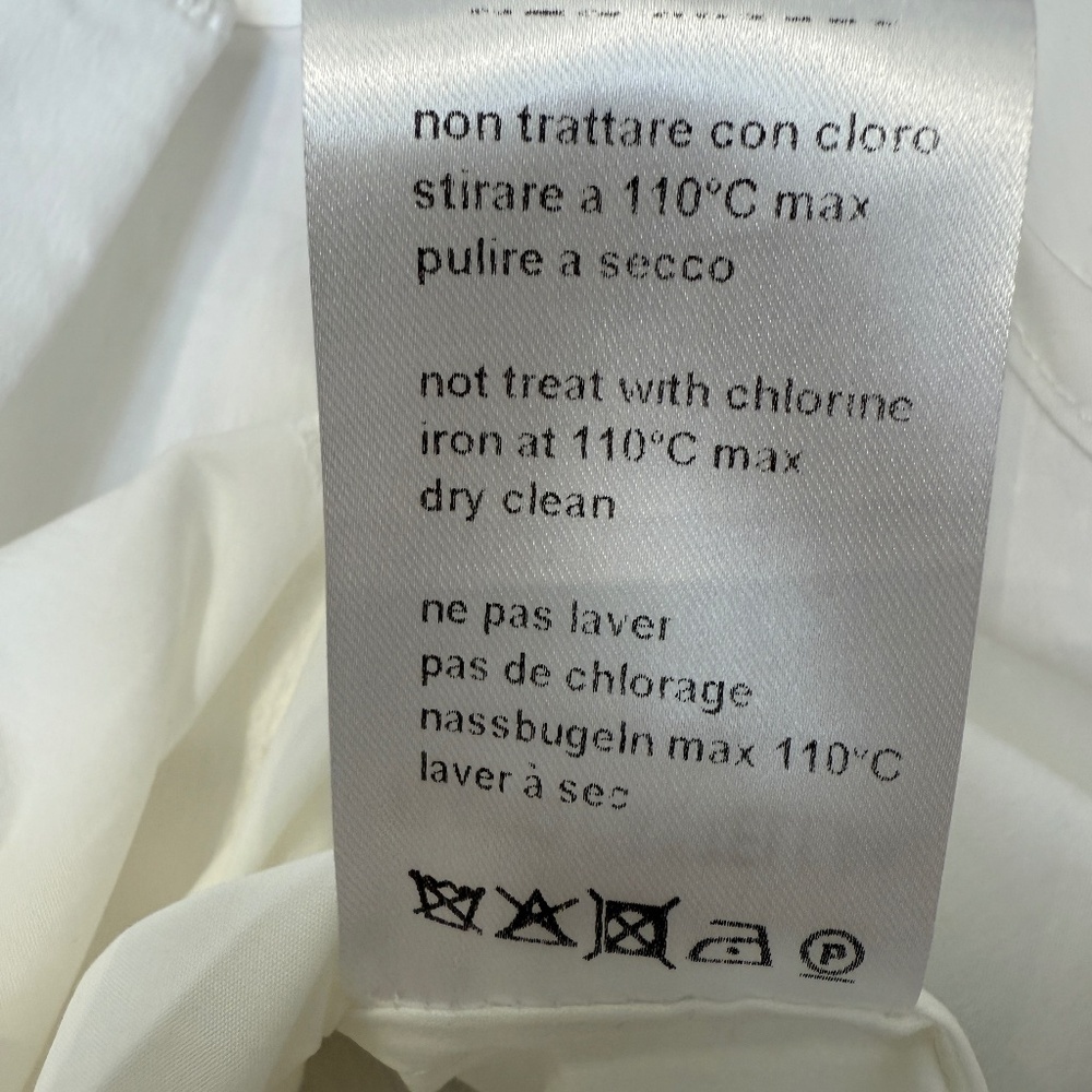 FLAVIO CASTELLANI BLOUSE SIZE 42 ITALIAN DESIGNER - Picture 10 of 10